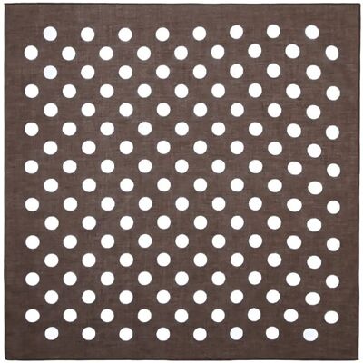 Mango Polka Dot Print Scarf ONE SIZE DARK BROWN ONE SIZE Mango Polka Dot Print Scarf ONE SIZE DARK BROWN ONE SIZE