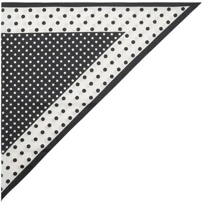 Mango Satin Check-Print Scarf ONE SIZE BLACK ONE SIZE Mango Satin Check-Print Scarf ONE SIZE BLACK ONE SIZE