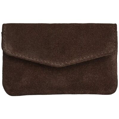 Markberg Faithmbg Coin Purse, Suede ONE SIZE DARK BROWN ONE SIZE Markberg Faithmbg Coin Purse, Suede ONE SIZE DARK BROWN ONE SIZE