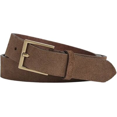 Markberg Emirambg Belt 95 COGNAC W/BR. GOLD 95 Markberg Emirambg Belt 95 COGNAC W/BR. GOLD 95