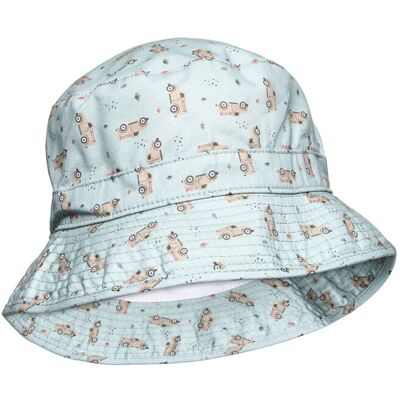 Melton Bucket Hat W/Print 55 BLUE SURF 55 Melton Bucket Hat W/Print 55 BLUE SURF 55