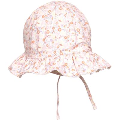 Melton Bell Hat W/Print 45 SHELL ROSE 45 Melton Bell Hat W/Print 45 SHELL ROSE 45