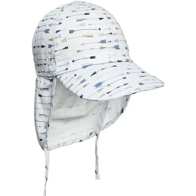 Melton Cap W/Neck & Tie W/Print 47 BABY BLUE 47 Melton Cap W/Neck & Tie W/Print 47 BABY BLUE 47