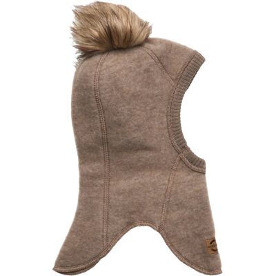 mikk-line Wool Fullface W. Pom Pom 50/56 MELANGE DENVER 50/56 mikk-line Wool Fullface W. Pom Pom 50/56 MELANGE DENVER 50/56