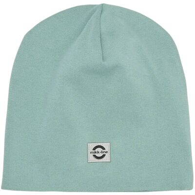 mikk-line Cotton Hat - Solid 110/116 STONE BLUE 110/116 mikk-line Cotton Hat - Solid 110/116 STONE BLUE 110/116