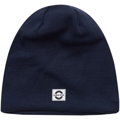 mikk-line Wool Hat - Solid 98/104 BLUE NIGHTS 98/104 mikk-line Wool Hat - Solid 98/104 BLUE NIGHTS 98/104