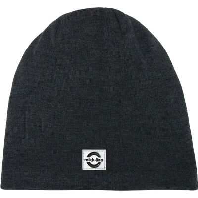 mikk-line Wool Hat - Solid 122/128 DARK GREY MELANGE 122/128 mikk-line Wool Hat - Solid 122/128 DARK GREY MELANGE 122/128