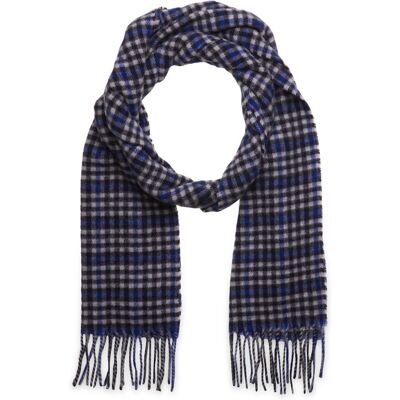 Morris Barry Check Scarf ONE SIZE GREY ONE SIZE Morris Barry Check Scarf ONE SIZE GREY ONE SIZE
