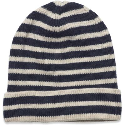 mp Denmark Bergen Striped Beanie 51/53 DARK DENIM MELANGE 51/53 mp Denmark Bergen Striped Beanie 51/53 DARK DENIM MELANGE 51/53