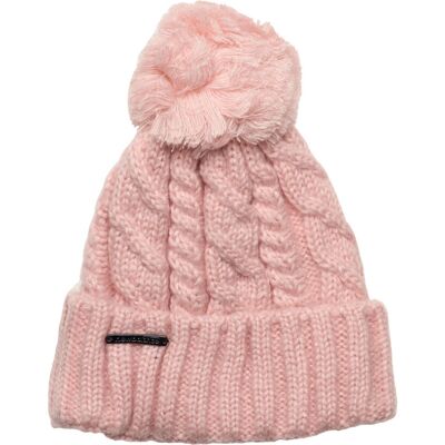 New Balance Lux Knit Pom Beanie ONE SIZE PINK HAZE ONE SIZE New Balance Lux Knit Pom Beanie ONE SIZE PINK HAZE ONE SIZE