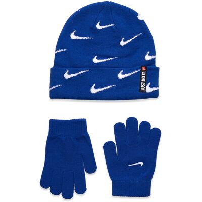 Nike Swoosh Repeat Beanie Set 54/58.5 GAME ROYAL 54/58.5 Nike Swoosh Repeat Beanie Set 54/58.5 GAME ROYAL 54/58.5