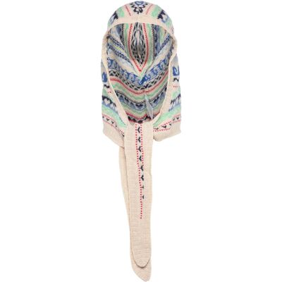 nué notes Mario Balaclava S/M 936 EGRET MULTI KNIT S/M nué notes Mario Balaclava S/M 936 EGRET MULTI KNIT S/M