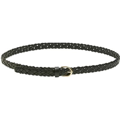 Pieces Pcavery Leather Braided Slim Belt Noos 90 BLACK 90 Pieces Pcavery Leather Braided Slim Belt Noos 90 BLACK 90