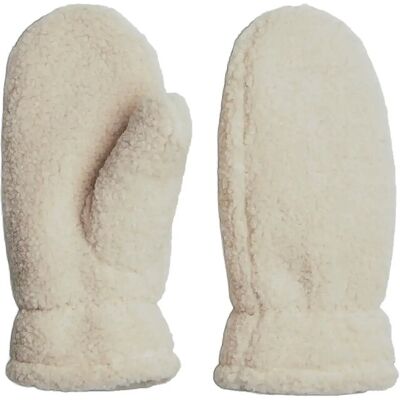Pieces Pcnetty Teddy Mittens Bc L WHITE PEPPER L Pieces Pcnetty Teddy Mittens Bc L WHITE PEPPER L