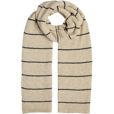 Pieces Pcnorma Long Stripe Scarf Bc ONE SIZE SILVER LINING ONE SIZE Pieces Pcnorma Long Stripe Scarf Bc ONE SIZE SILVER LINING ONE SIZE