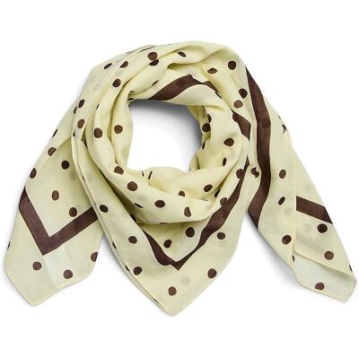 Pieces Pcphiline Square Scarf Bc ONE SIZE FRENCH VANILLA ONE SIZE Pieces Pcphiline Square Scarf Bc ONE SIZE FRENCH VANILLA ONE SIZE