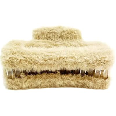 Pipol's Bazaar Cally Furry Clamp Big Beige ONE SIZE BEIGE ONE SIZE Pipol's Bazaar Cally Furry Clamp Big Beige ONE SIZE BEIGE ONE SIZE