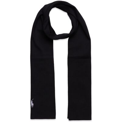 Polo Ralph Lauren Combed Cotton Scarf ONE SIZE POLO BLACK/CREAM ONE SIZE Polo Ralph Lauren Combed Cotton Scarf ONE SIZE POLO BLACK/CREAM ONE SIZE