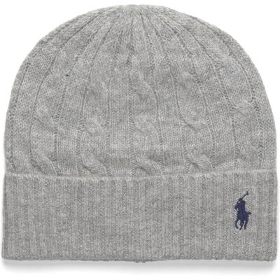 Polo Ralph Lauren Wool Blend-Wool Cashmere Cbl Bn ONE SIZE SOFT GREY ONE SIZE Polo Ralph Lauren Wool Blend-Wool Cashmere Cbl Bn ONE SIZE SOFT GREY ONE SIZE