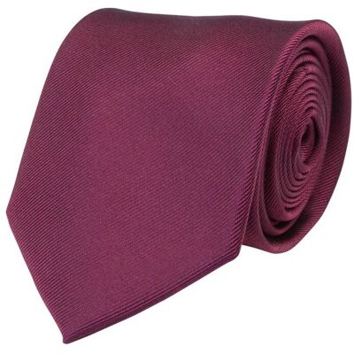 Portia 1924 Solid Silk Tie ONE SIZE BURGUNDY ONE SIZE Portia 1924 Solid Silk Tie ONE SIZE BURGUNDY ONE SIZE