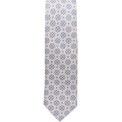 Portia 1924 Pattern Silk Tie ONE SIZE BEIGE ONE SIZE Portia 1924 Pattern Silk Tie ONE SIZE BEIGE ONE SIZE