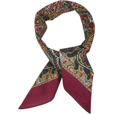 Portia 1924 Cotton Bandana ONE SIZE BURGUNDY ONE SIZE Portia 1924 Cotton Bandana ONE SIZE BURGUNDY ONE SIZE