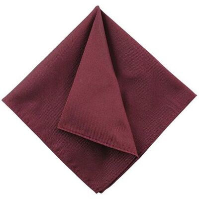 Portia 1924 Solid Silk Pocket Square ONE SIZE BURGUNDY ONE SIZE Portia 1924 Solid Silk Pocket Square ONE SIZE BURGUNDY ONE SIZE