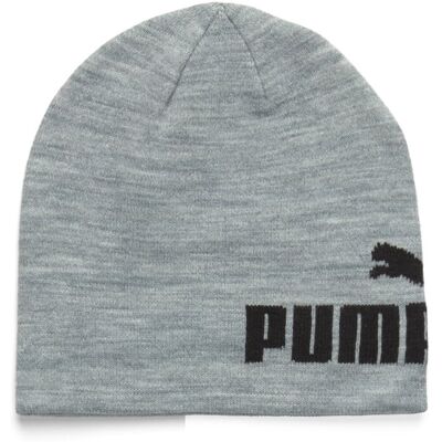 Ess Mid Crown Cuffless Beanie ONE SIZE LIGHT GRAY HEATHER-PUMA BLACK ONE SIZE Ess Mid Crown Cuffless Beanie ONE SIZE LIGHT GRAY HEATHER-PUMA BLACK ONE SIZE