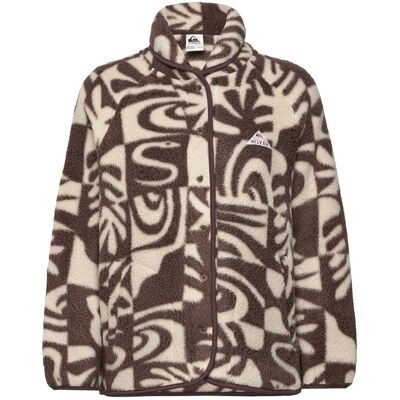 Quiksilver Chalok Sherpa L CHOCOLATE BROWN CHALOK CHECKER L Quiksilver Chalok Sherpa L CHOCOLATE BROWN CHALOK CHECKER L