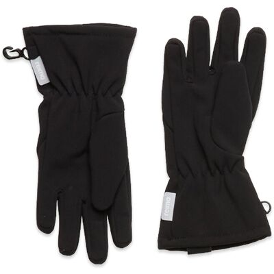 Reima Softshell Gloves, Savory 002 BLACK 002 Reima Softshell Gloves, Savory 002 BLACK 002