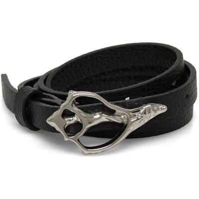 Rodebjer Petit Shell Pebble Belt ONES BLACK/SILVER ONES Rodebjer Petit Shell Pebble Belt ONES BLACK/SILVER ONES