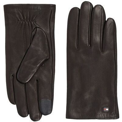 Tommy Hilfiger Essential Flag Leather Gloves L/XL BLACK L/XL Tommy Hilfiger Essential Flag Leather Gloves L/XL BLACK L/XL