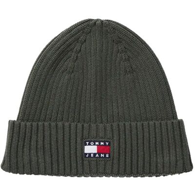 Tommy Hilfiger Tjm Heritage Core Beanie ONE SIZE PEWTER GREEN ONE SIZE Tommy Hilfiger Tjm Heritage Core Beanie ONE SIZE PEWTER GREEN ONE SIZE