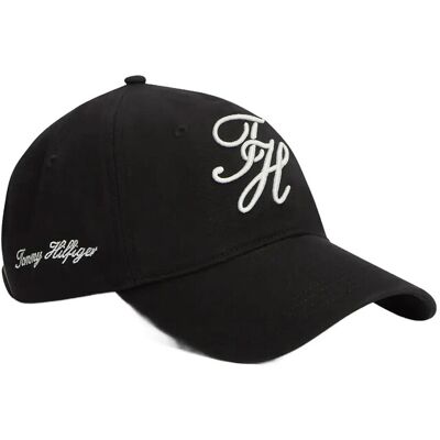 Tommy Hilfiger Th Script Soft 6 Panel Cap ONE SIZE BLACK ONE SIZE Tommy Hilfiger Th Script Soft 6 Panel Cap ONE SIZE BLACK ONE SIZE