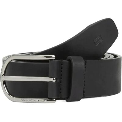 Tommy Hilfiger Th Archive Buckle Soft Leather 85 BLACK 85 Tommy Hilfiger Th Archive Buckle Soft Leather 85 BLACK 85