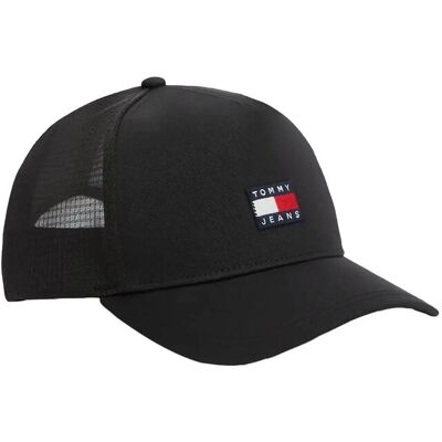 Tommy Hilfiger Tjm Heritage Trucker Cap ONE SIZE BLACK ONE SIZE Tommy Hilfiger Tjm Heritage Trucker Cap ONE SIZE BLACK ONE SIZE