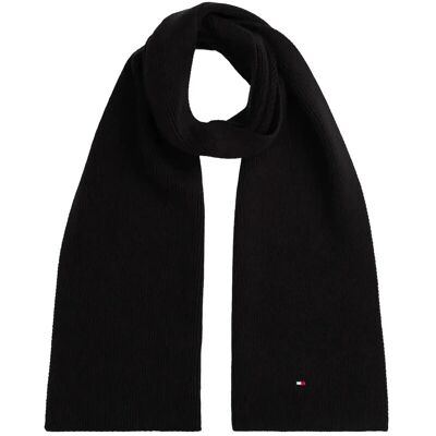 Tommy Hilfiger Small Flag Scarf ONE SIZE BLACK ONE SIZE Tommy Hilfiger Small Flag Scarf ONE SIZE BLACK ONE SIZE