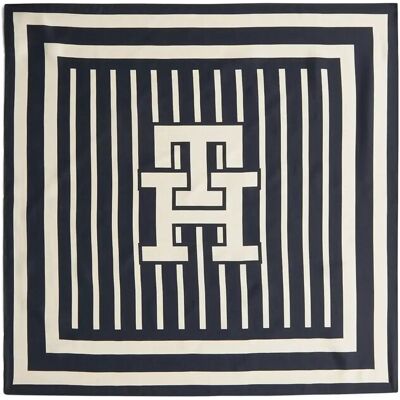 Tommy Hilfiger Th Elevated Chic Silk Square ONE SIZE SPACE BLUE ONE SIZE Tommy Hilfiger Th Elevated Chic Silk Square ONE SIZE SPACE BLUE ONE SIZE