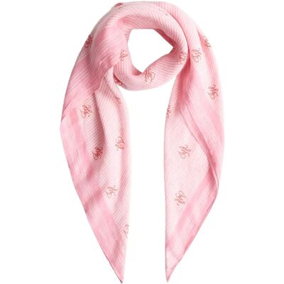 Tommy Hilfiger Th Script Monogram Linen Square ONE SIZE ROSE PETAL ONE SIZE Tommy Hilfiger Th Script Monogram Linen Square ONE SIZE ROSE PETAL ONE SIZE