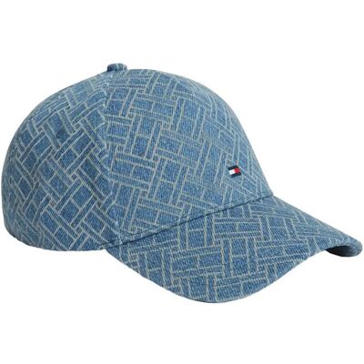 Tommy Hilfiger Th Flag Monogram Denim Cap ONE SIZE DENIM MONOGRAM ONE SIZE Tommy Hilfiger Th Flag Monogram Denim Cap ONE SIZE DENIM MONOGRAM ONE SIZE