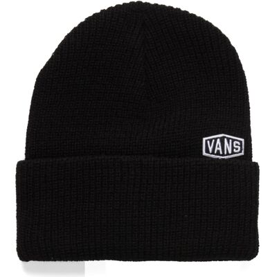 VANS Hex Patch Cuff Beanie ONE SIZE BLACK ONE SIZE VANS Hex Patch Cuff Beanie ONE SIZE BLACK ONE SIZE