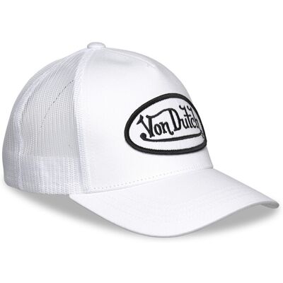 Von Dutch Oval Patch White Trucker ONE SIZE WHITE ONE SIZE Von Dutch Oval Patch White Trucker ONE SIZE WHITE ONE SIZE