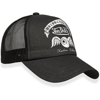 Von Dutch Screen Print Trucker Black ONE SIZE BLACK ONE SIZE Von Dutch Screen Print Trucker Black ONE SIZE BLACK ONE SIZE