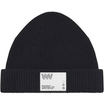 WOOD WOOD Wwmilo Beanie 25195 ONE SIZE BLACK ONE SIZE WOOD WOOD Wwmilo Beanie 25195 ONE SIZE BLACK ONE SIZE