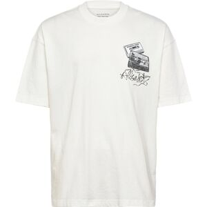 AllSaints Reel Ss Crew S CHALK WHITE S AllSaints Reel Ss Crew S CHALK WHITE S