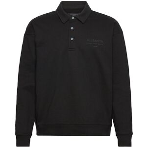 AllSaints Xander Sweat Polo S JET BLACK S AllSaints Xander Sweat Polo S JET BLACK S
