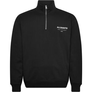 AllSaints Underground Half Zip M JET BLACK M AllSaints Underground Half Zip M JET BLACK M