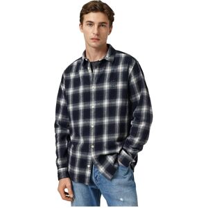 AllSaints Haven Check Ls Shirt M AZZURRA BLUE M AllSaints Haven Check Ls Shirt M AZZURRA BLUE M