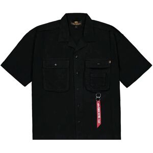 Alpha Industries Aloha Safari Shirt S BLACK S Alpha Industries Aloha Safari Shirt S BLACK S
