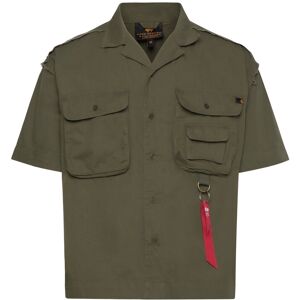 Alpha Industries Aloha Safari Shirt L DARK OLIVE L Alpha Industries Aloha Safari Shirt L DARK OLIVE L